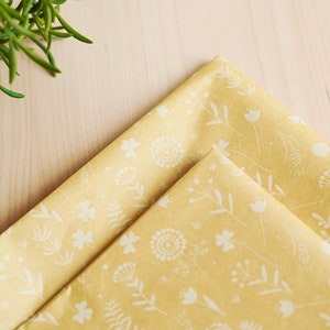 Botanical Tissue Wrapping paper(Set of 10), Gift Wrapping paper,Botanical Tissue Paper,Christmas tissue paper, retailed packaging