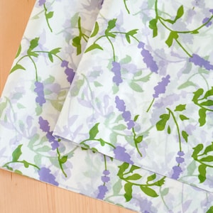 Lavender Tissue Paper set of 10, Purple Floral Tissue Paper, Lavender Gift Tissue paper, Spring tissue paper, Housewarming Gift Tissue Paper