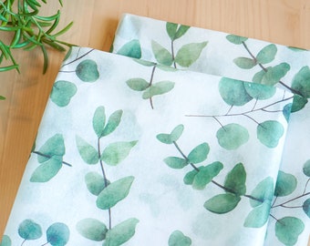 The Eucalyptus Tissue Paper, Eucalyptus Tissue Wrapping Paper, Birthday Tissue Paper, Wedding gift wrapping, [set of 10]