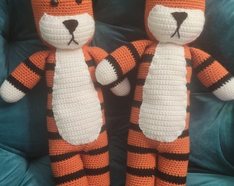 CROCHET PATTERN ONLY Plush tiger crochet stuffed animal