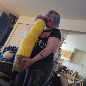 Giant pencil pillow
