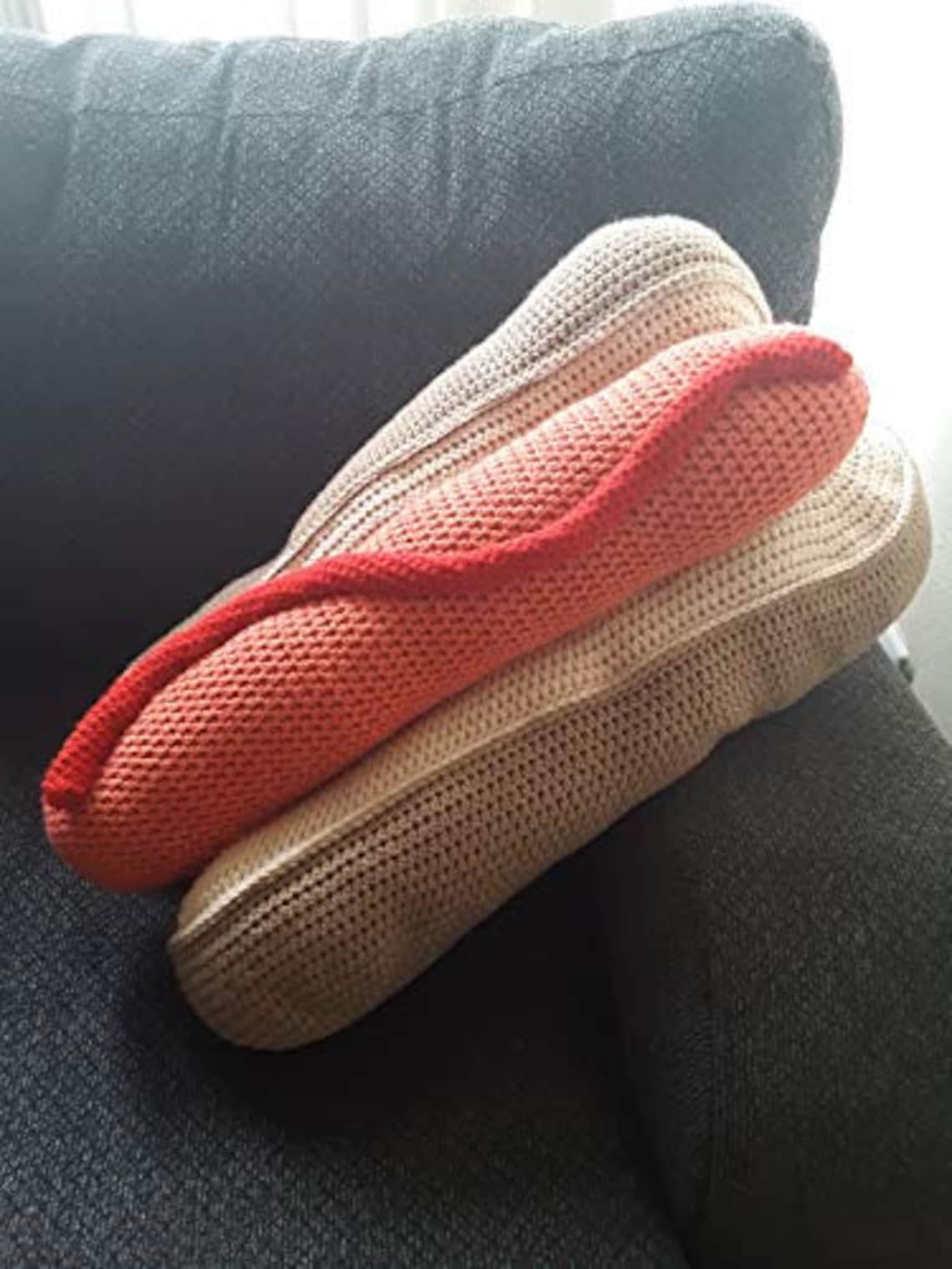 Giant Hot Dog Pillow Etsy