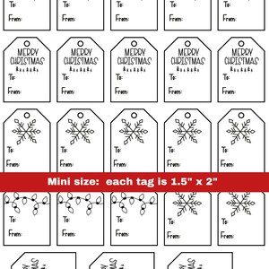Christmas gift tags printable handmade Christmas gift tags printable  gift tags  Christmas printable handmade gift tags printable gift tags