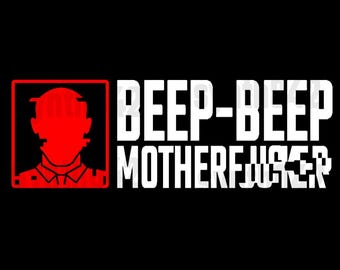 Vinyl Decal "Delamain Beep-Beep" Cyberpunk Game Inspired Decal 2.5" tall x 6.65" wide for Car Windows Bumper Laptop & PC