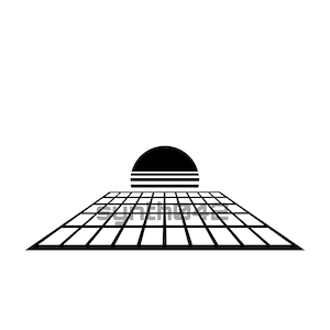 Vinyl Decal &quot;Synthset&quot; 6in width x 2.25in height Cyberpunk Futurism Techy Vaporwave Synthwave Retro Sunset Laptop Car Window Sticker