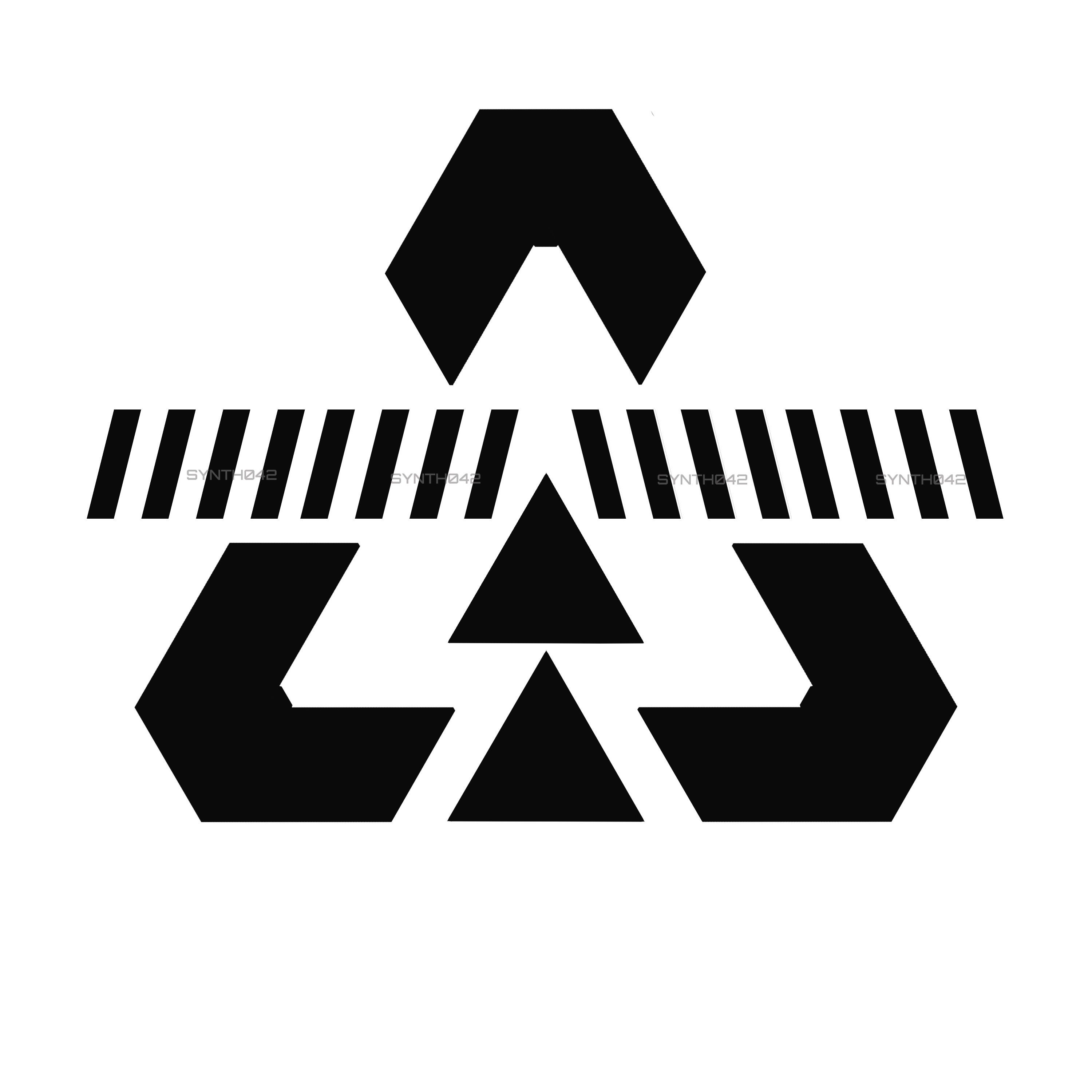 Vinyl Decal "Vector Warning" Cyberpunk Futurism Techy Machine Mechanical style Laptop Car Window Sticker