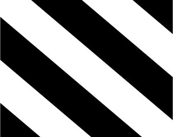 Vinyl Decal "Thick Hazard Block" Various Sizes Tech Mech Cyberpunk Mechanical Warning Hazard Indicator Cosplay Customize