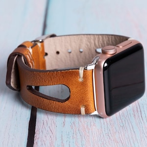 Echtleder Apple Uhrenarmband, iWatch Band, Apple Watch Series 8 7 6 5 4 3 2 1 SE, 45-44-42mm, 41-40-38mm Riemen, handgefertigter iWatch-Armband