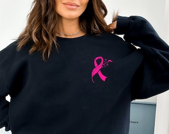 Breast Cancer Sweatshirt, Breast Cancer Awareness, Breast Cancer Survivor, Cancer Awareness Shirt, Pink Ribbon Shirt, Cancer Fighter Shirt