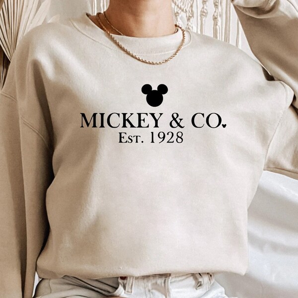 Mickey & Co sweatshirt, Mickey Co sweatshirt, Mickey and Co sweatshirt, Disney Sweatshirt, Disneyland Sweatshirt, Disneyworld sweatshirt