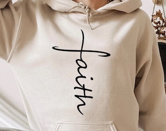 Sudadera con capucha Faith, sudadera con capucha Faith, ropa Faith, sudaderas Faith, suéter Faith, sudadera Faith, sudaderas Faith, regalos Faith, Faith