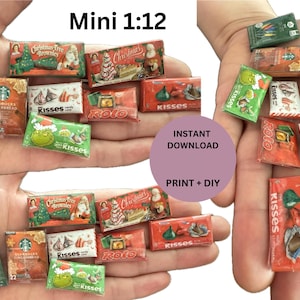 Miniature Christmas Candy & Snacks