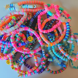 Clay Bead Bracelets! 30 Styles!