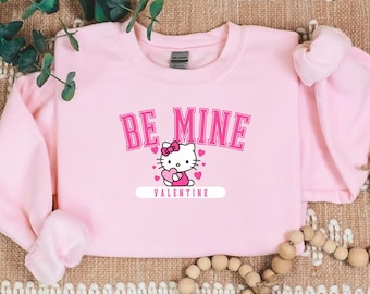 Valentines Kawaii Kitty Trio- Cozy Sweater