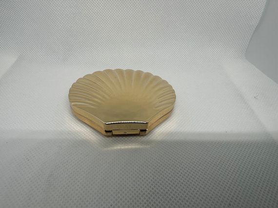 Golden or Silver Sea Shell Compact Mirror, One Side  display picture 2