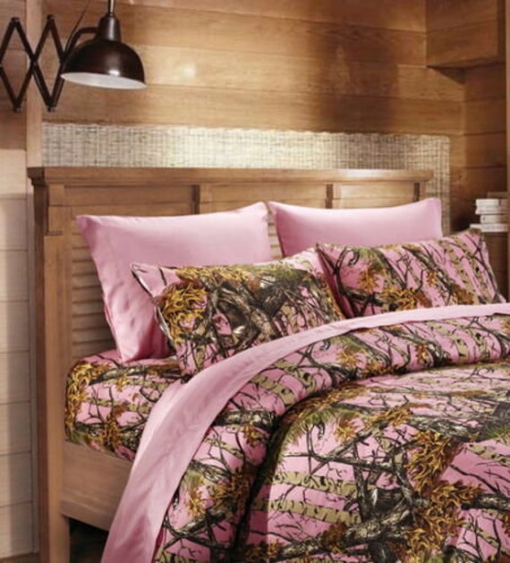 Regal Comfort the Woods Pink Camo Twin Queen King Cal King Size