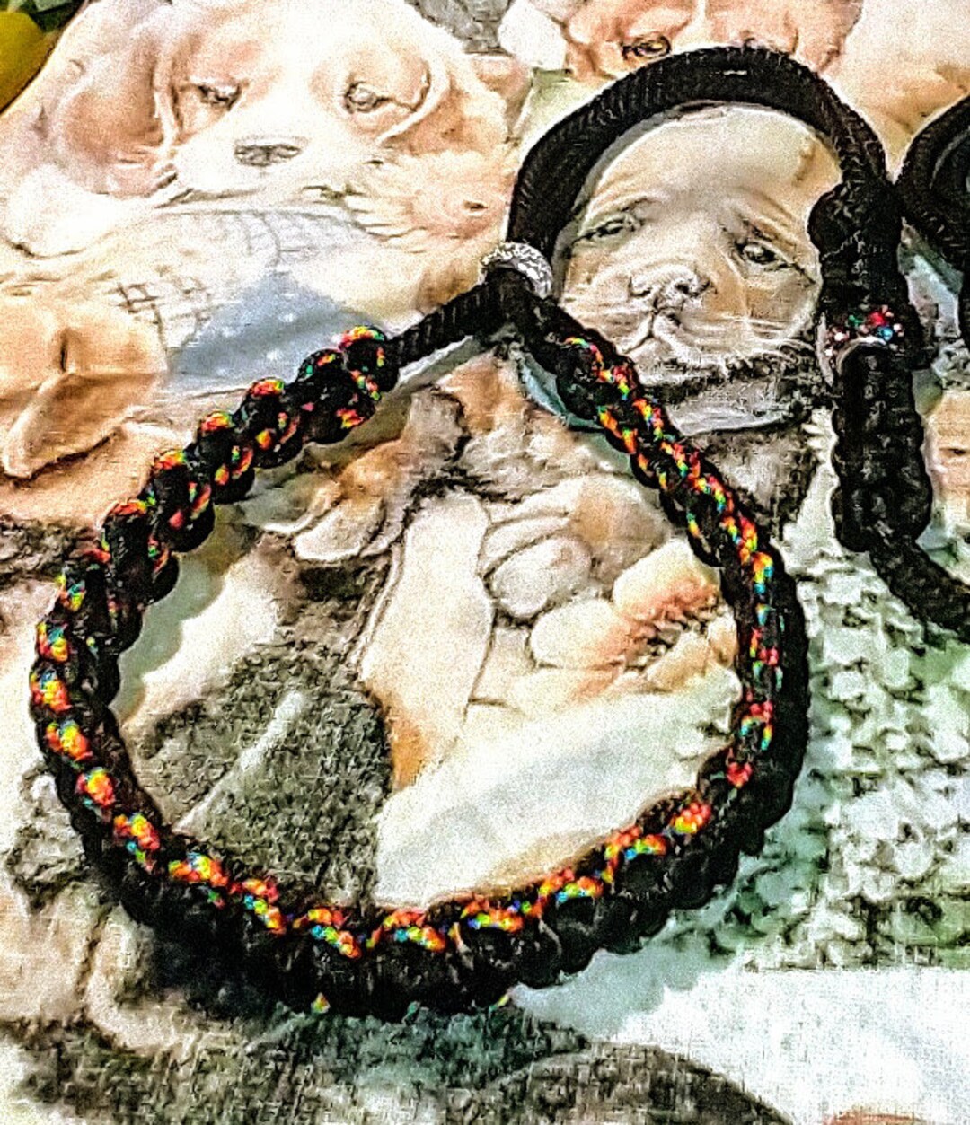 Elegant Custom Dog Show Lead. Fine Show Lead, Slip Lead, Dog Show