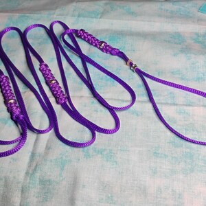 Elegant Dog Show Collar & Show Lead, Great Gift, Custom COLORS, Dog Show lead w/ Smooth or Braided Kindness Neck. Fine Dog Show Slip lead. image 10