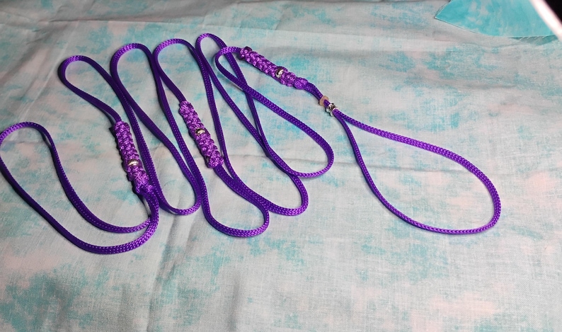 Elegant Dog Show Collar & Show Lead, Great Gift, Custom COLORS, Dog Show lead w/ Smooth or Braided Kindness Neck. Fine Dog Show Slip lead. image 10