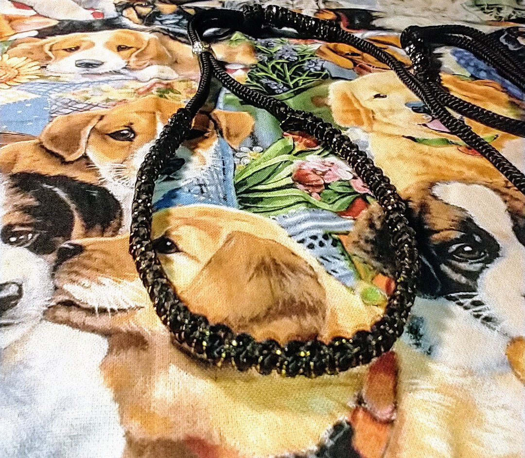 Elegant Dog Show Collar & Metallic Show Leads for Dogs. Smooth Etsy