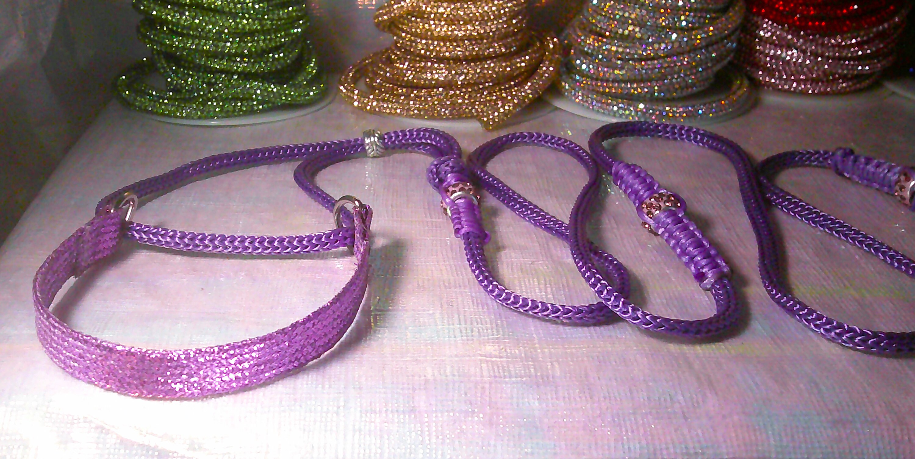 Elegant Dog Show Collar & Show Lead, Dog Leash, Fine Dog Show