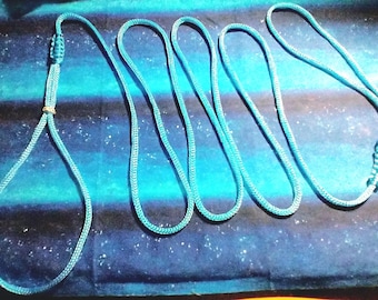 Elegant Dog Show Collar & Show Lead, Great Gift, Custom COLORS, Dog Show lead w/ Smooth or Braided Kindness Neck. Fine Dog Show Slip lead.