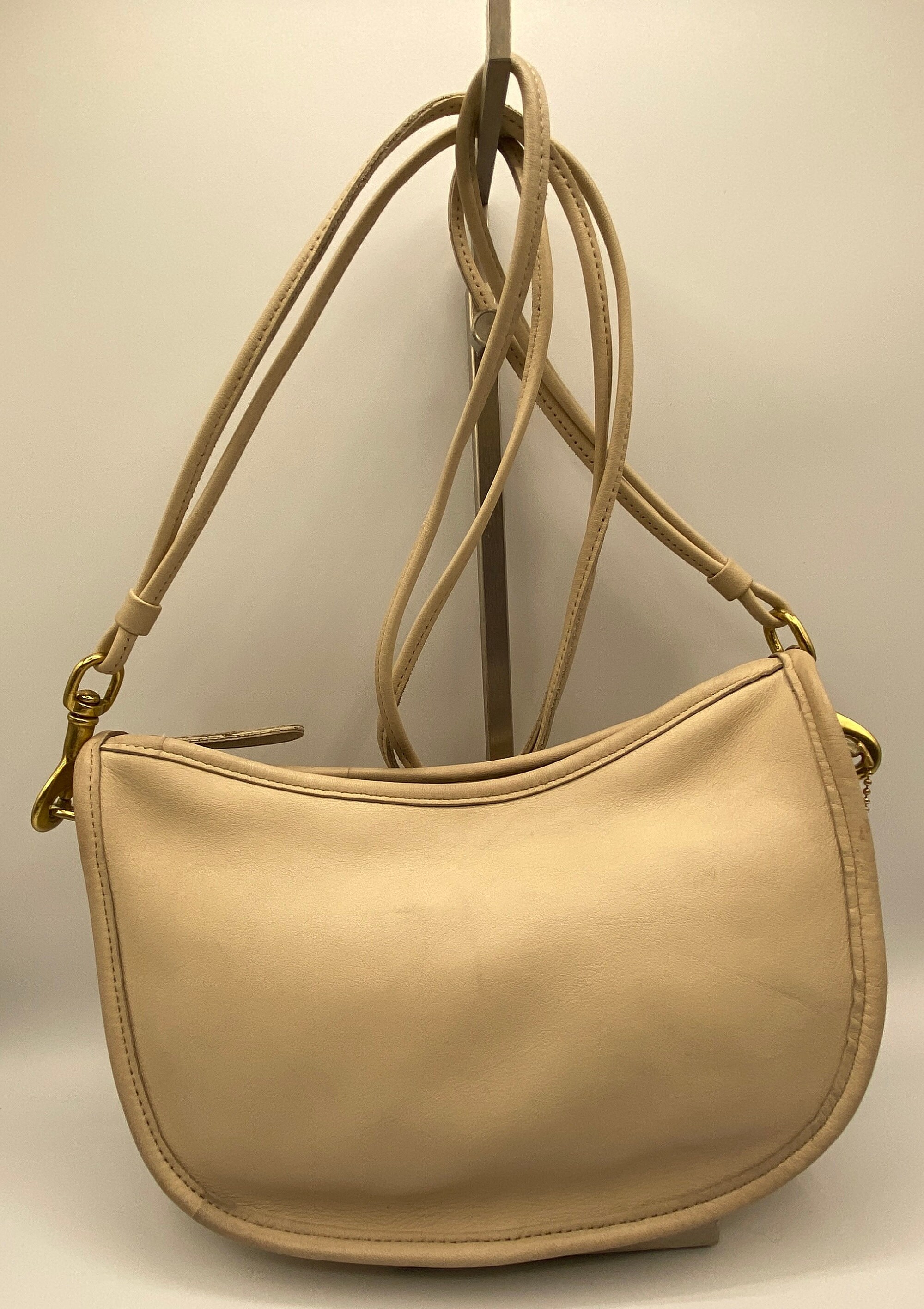 Vintage Coach Bone Swinger Bag - Etsy