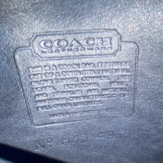 Vintage Coach 9935 Navy Hadley - image 8