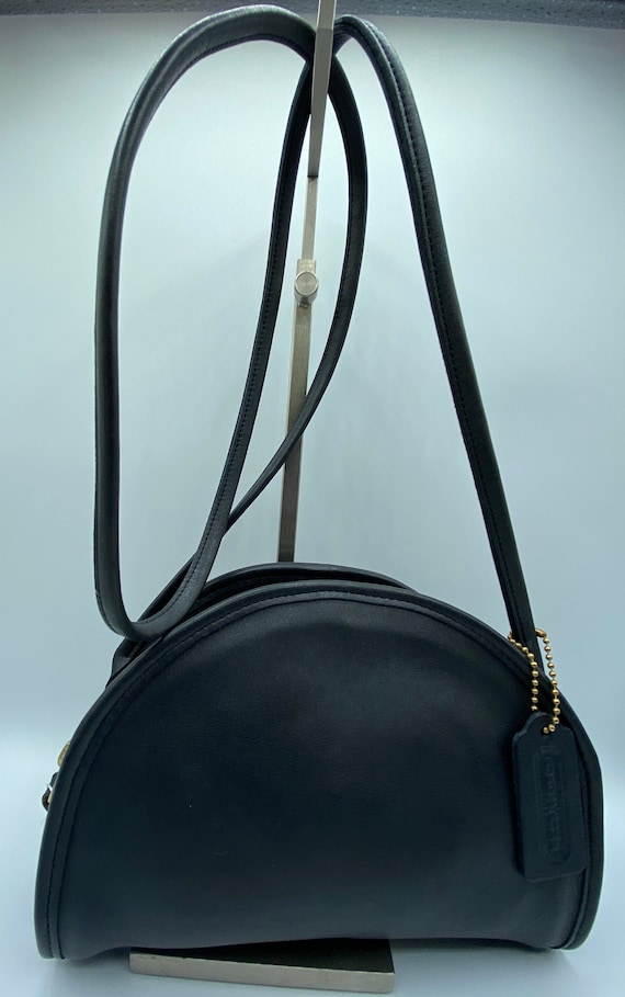 Vintage Coach Navy Kimball Crossbody - Taco Bag - Etsy