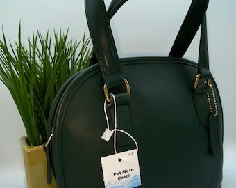 New Vintage Coach 9959 Bottle Green Petite Pelham Zip - Etsy