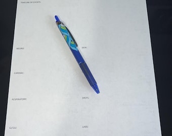 RN ICU Minimalist Experienced Whole Page Front Back 1 Patient Report Sheet DAYSHIFT