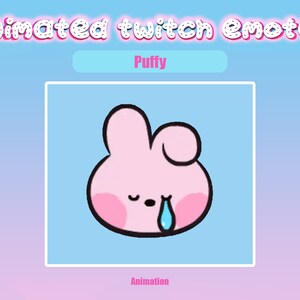 Animated Twitch Emote Puffy for Twitch and Discord! Animated Emotes for streaming