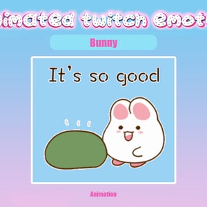 Animated Bunny Workout Emote for Twitch/Discord (GIF)