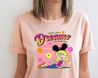 Disney Lizzie McGuire Dreams Shirt, Lizzie McGuire Gift Shirt, Lizzie McGuire Travel Shirt, Disney Vacation Shirt, Disney World Shirt