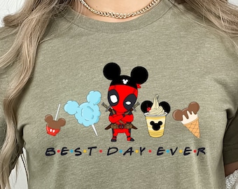 Deadpool Best Day Ever Shirt, Avengers Shirts, Baby Deadpool, Disney Snacks Shirt, Disney Best Day Ever Shirt, Disney Shirts