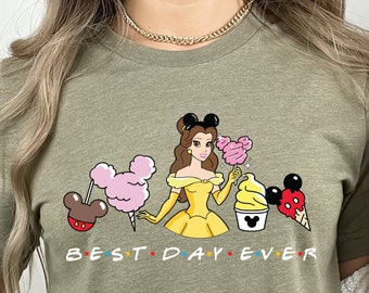 Princess Belle, Disney Belle Princess, Princess Belle Shirt, Disney Princess Shirts, Girl Shirts, Disney Travel Shirt, Disney Gift Shirt