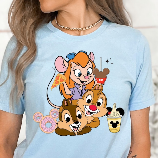 Chip N Dale Gadget Hackwrench Shirts, Chip N Dale Snacks Shirt, Gadget Hakwrench Shirts, Chip N Dale Gift, Disney Friend Trip