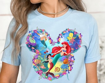 Princess Ariel Shirts, The Little Mermaid Shirt, Disney Vacation Shirt, Disney Girl Shirt, Disney Woman, Princess Shirt