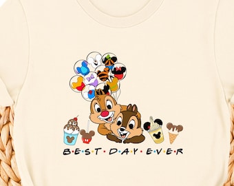 Best Day Ever Shirt, Disney Chip N Dale Shirt, Disney Snacks Themed, Chip N Dale Shirt, Disney Matching, Disney Group, Disney Foods Shirt
