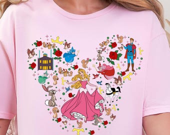 Aurora Shirt, Sleeping Beauty Shirt, Princess Aurora Shirt, Mickey Ears Themed, Disney Aurora Shirt, Princess Matching, Disney Princess