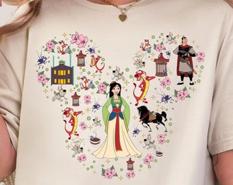 Mulan Shirt, Princess Mulan Shirt, Mickey Ears Shirt, Disney Mulan Shirt, Disney Princess Matching, Disney Princess Shirt, Mulan Mickey Ears