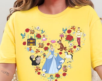 Cinderella Shirt, Princess Cinderella Shirt, Mickey Ears Themed, Disney Cinderella Shirt, Disney Princess Matching, Disney Princess Shirt