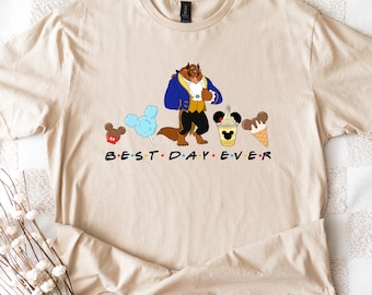 Disney The Beast Shirt, Best Day Ever Shirt, Beauty and the Beast Movie Shirt, Disney Snacks Themed, Disney Matching, Disney Group Shirt