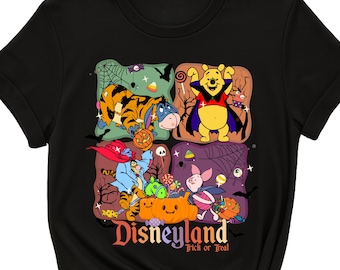 Winnie The Pooh Halloween, Pooh Halloween Shirt, Pooh Tee, Halloween Trick or Treat Shirt, Disney Halloween Shirt, Spirit Halloween Shirt,
