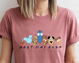 Finding Dory Movie And Disney world Snacks Shirt,Disney Best Day Ever Shirt, Disney Nemo And Dory Shirt, Disneyland Travel Shirt,Disney Trip