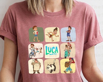 Disney Pixar Luca Movie Shirt,Disney Luca Massimo and Guilia Shirt,Luca & Friends Shirt, Disney Trip Shirt,Disney Gift Shirt,Disney Vacation