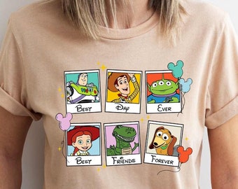 Toy Story Best Day Ever Shirt, Woody and Buzz Shirt, Best Friends Forever Shirt, Disney Besties Shirt, Disney Friends Shirt, Disney Gift Tee
