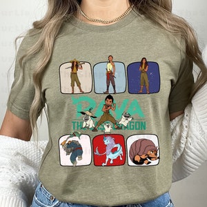 Camiseta de los personajes de Raya y el último dragón de Disney