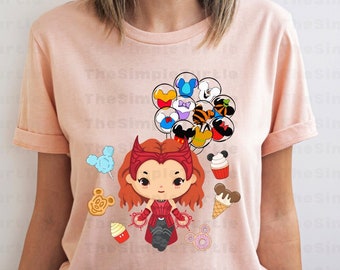 Disney Marvel Anti-Hero Wanda Maximoff Scarlet Witch Shirt, Disney Avengers Shirt, Disney Wandavision Shirt, Disney Superhero Shirt