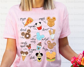 Disney Snacks Lover, Disney Food Lover Shirt, Disney Gift Tee, Disney Food, Disney Foodies,  Disney Family Vacation